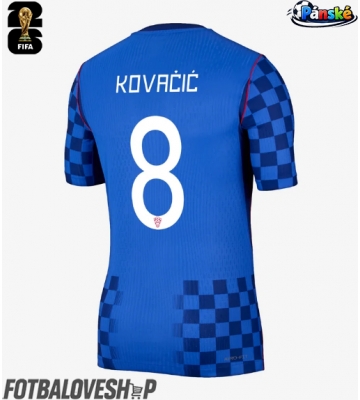 Chorvatsko Mateo Kovacic #8 Venkovní Dres MS 2026 Krátký Rukáv